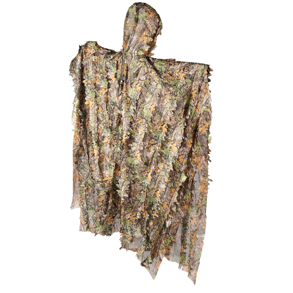 Camo 3D Leaf cloak Yowie Ghillie Breathable Open Poncho Type
