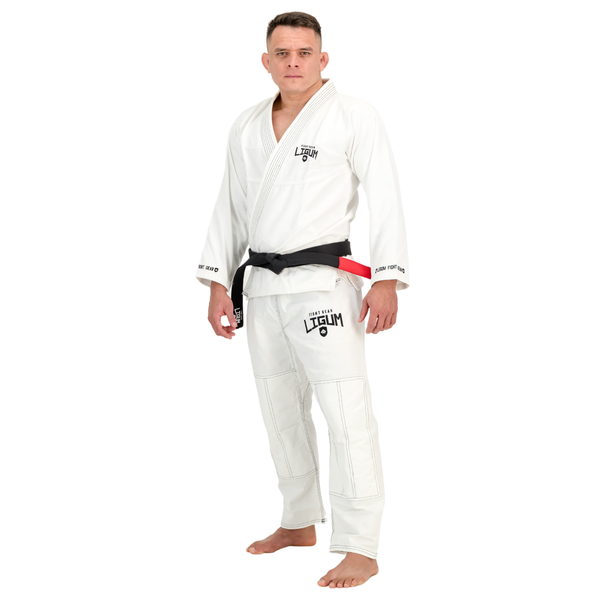 450GSM White Jiu Jitsu Gi - Grappling - Competition Grade - A000 &amp; A00