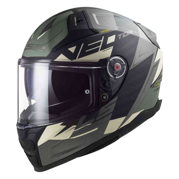LS2 FF811 Vector II Absolute Matt Black/Silver Helmet