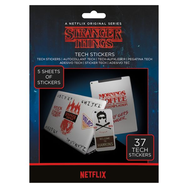 Stranger Things - Tech Stickers