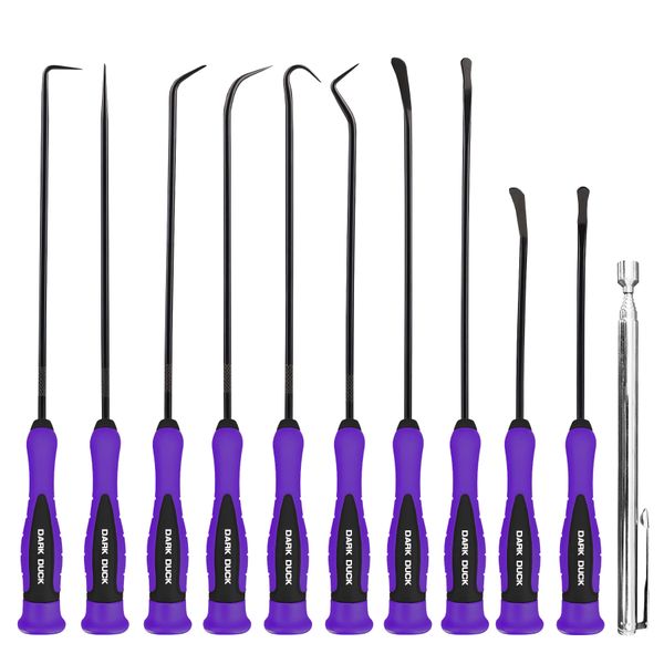 DAKR DUCK 11PCS Automotive Hook and Pick Tool Set,Puller Remover Tool Kit