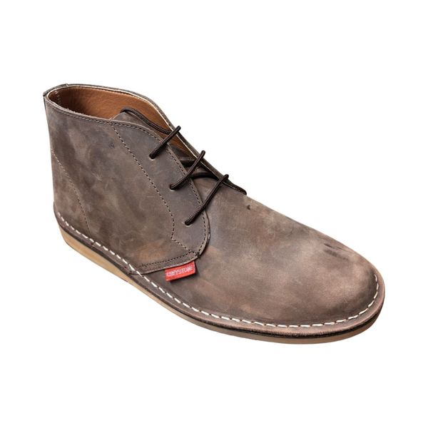 Men's Brown Leather Desert Boots