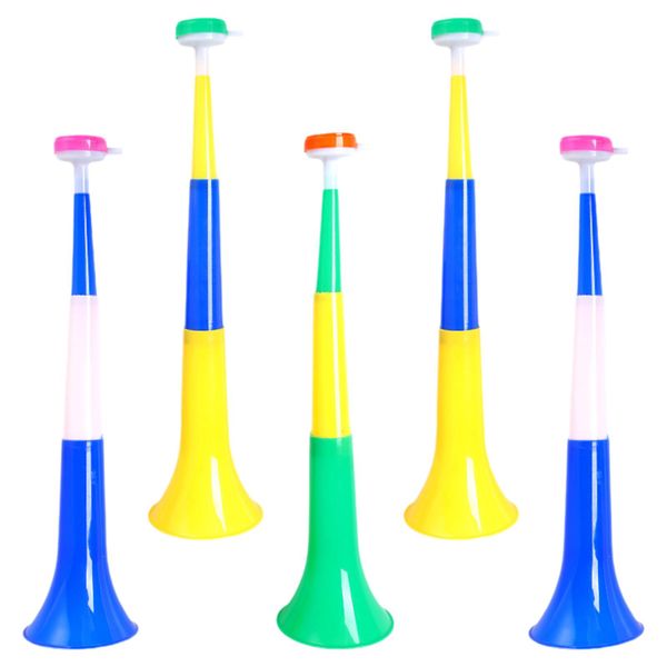 5Pcs Football Loud Noise Makers Soccer Trumpet Toys for Sporting Carnival