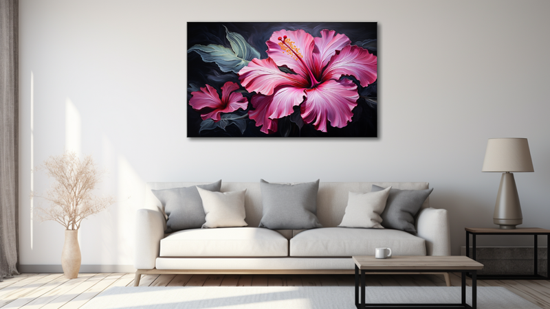Hibiscus Flower Creative Art - Hd0222 image