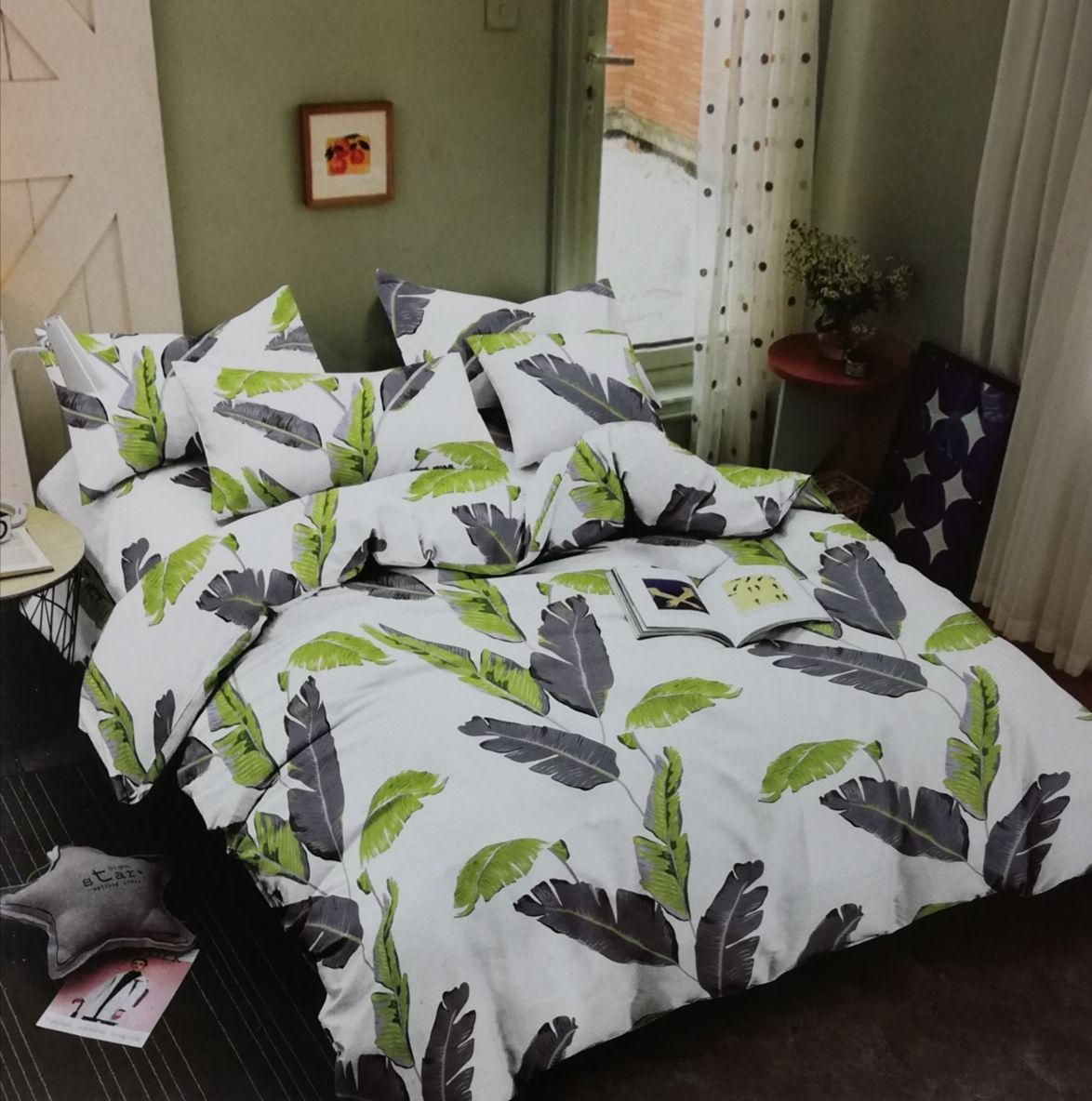 Large Green Leave Duvet Cover Set Shop Today. Get it Tomorrow
