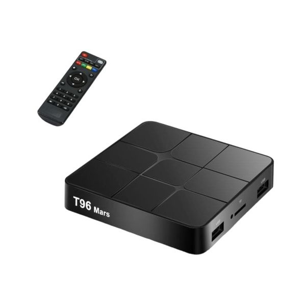 T96 Mars 4K HD Smart TV Box with Remote Controller