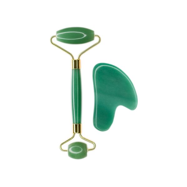 Face Beat Face Roller and Gua Sha Set Jade