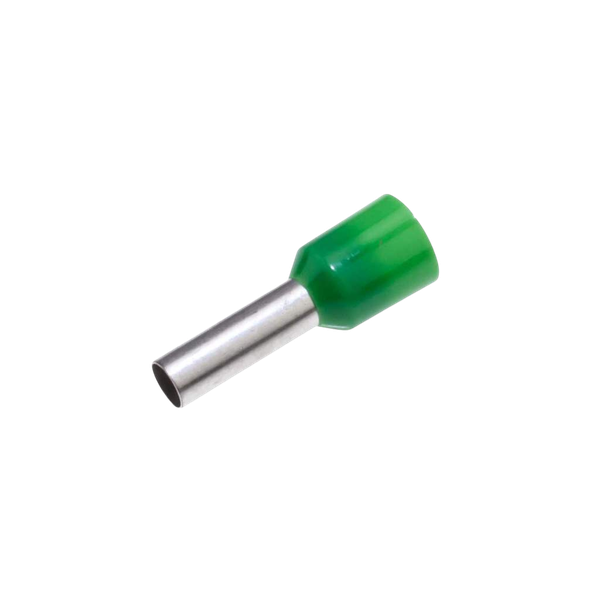 6MM Boot Lace Ferrule- Green Pack Of 100
