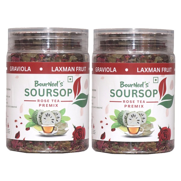 BourNeel's Soursop Rose Tea Premix - 2 x 50 grams