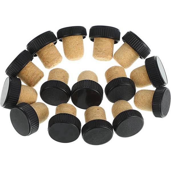 Cork Plugs Cork Stoppers Tasting Corks T-Shape Wine Corks 50Piece