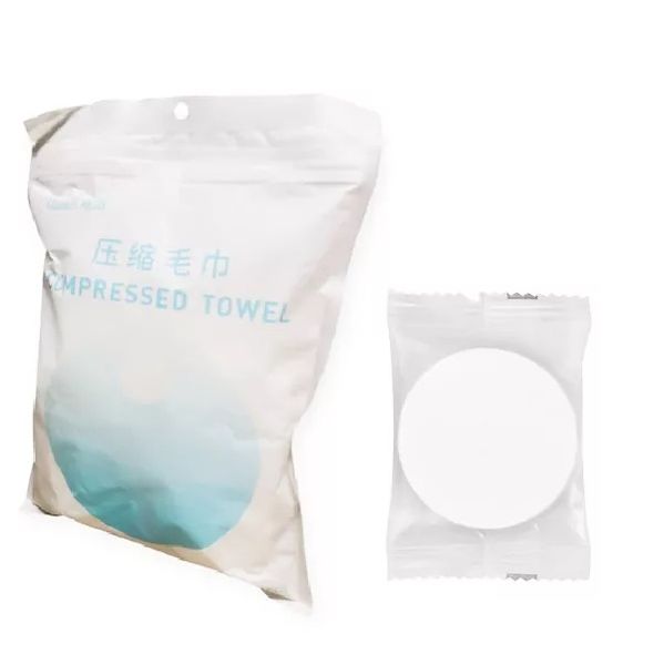 Thickened Pearl-Embossed 30×60cm Compressed Disposable Face Towels (10pcs)