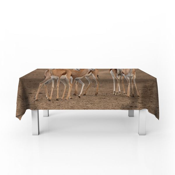 Springbok Gathering By Fanie Heymans Rectangle Tablecloth