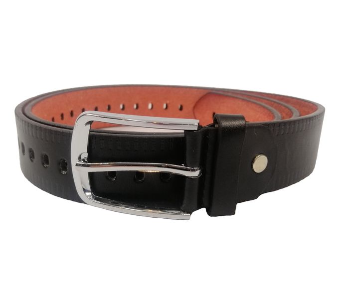 UB Creative Leather-Look Jeans Belt Black