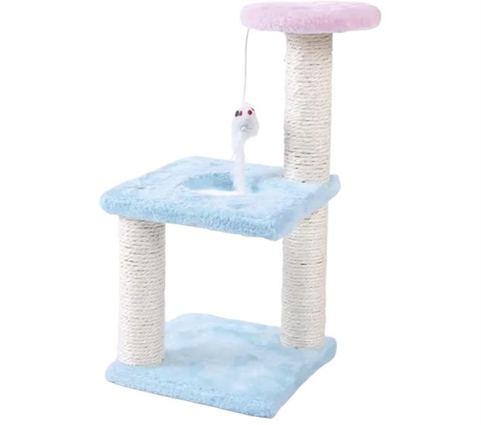 Cat Treehouse Scratch Toy