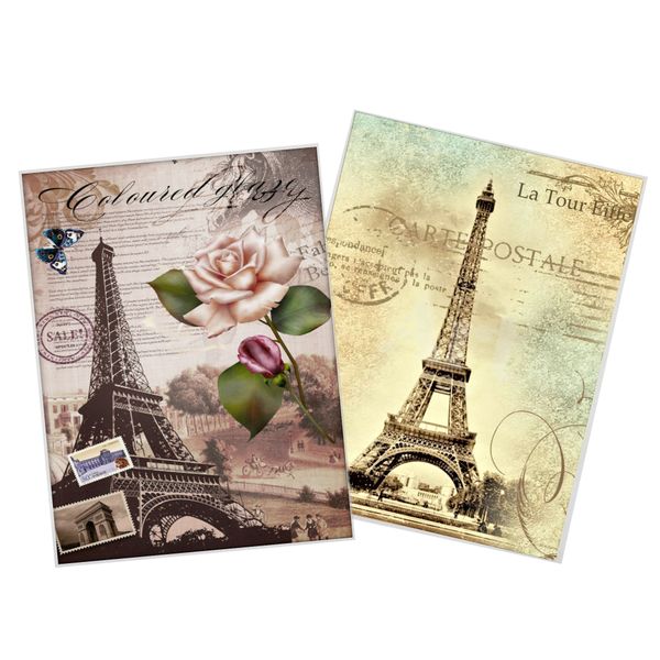 Decoupage Tear Resistant Transfers - Vintage Paris