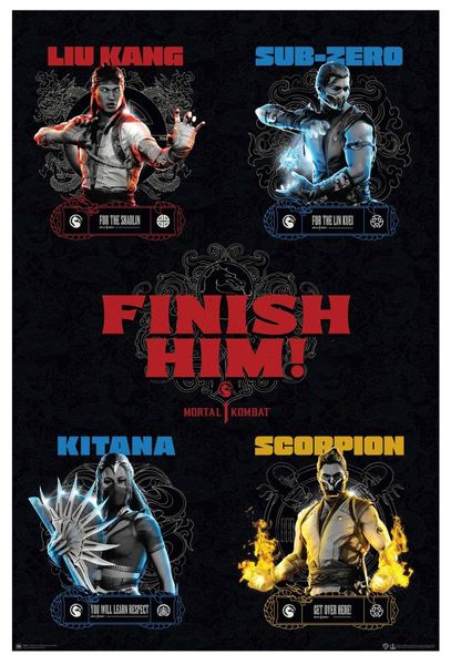 Mortal Kombat (Grid) Poster