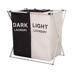 Detachable 2 Color Laundry Basket with Aluminum Frame F49-8-759 | Shop ...