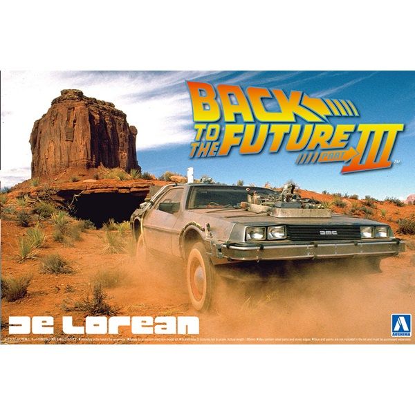 Aoshima 05918 1/24 Delorean Back To The Future 3