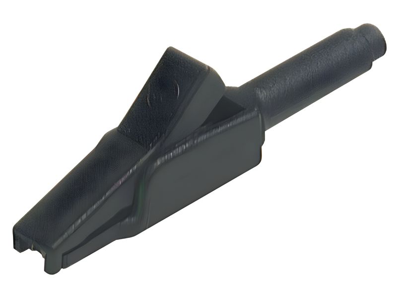 MA260SH - 4mm Miniature Contact-Protected Croc Clip, 15A, 300VDC