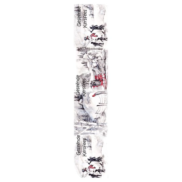 Snowman Geseende Kersfees By Kristin van Lieshout Christmas Table Runner