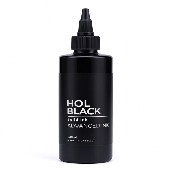 Triple Black Tattoo Ink - 8oz (240ml) Ultra-Black Artist Ink