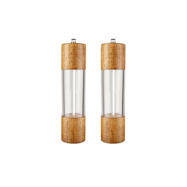 Premium Acrylic Salt and Pepper Grinder Set Manual Salt and Pepper Mills