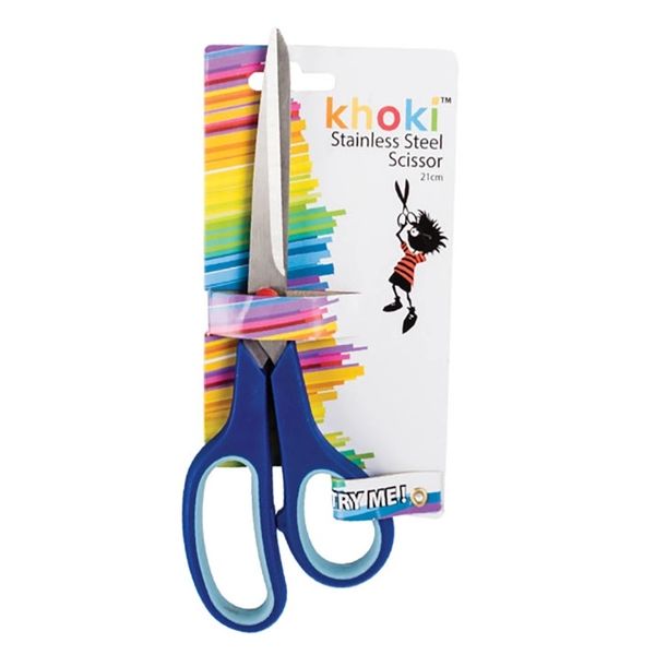 Stainless Steel Scissor with Plastic Handle (21cm) Pack of 2