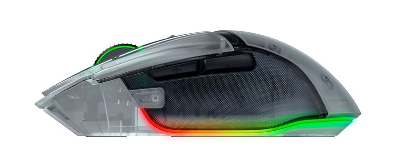 Razer Basilisk V3 Pro 35K Wireless Gaming Mouse - Phantom White Edition