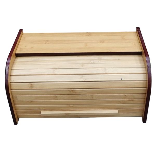 Bamboo Bread Storage Bin Food Box