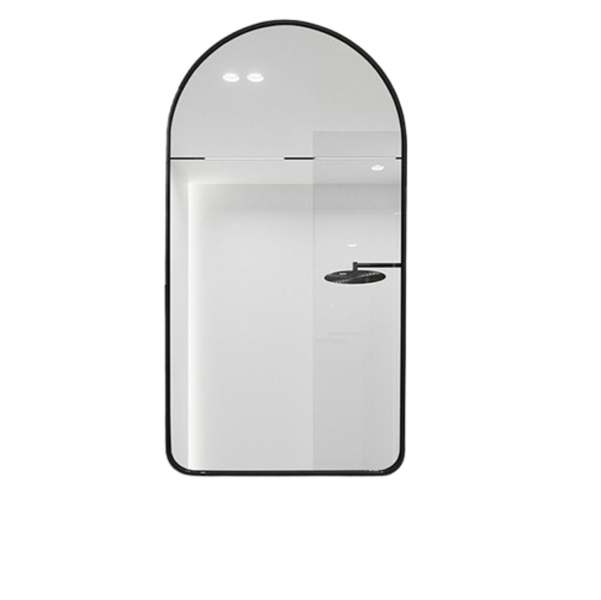 MX065 Modern Arched Wall Mirror with Metal Frame for Bathroom &amp; Home