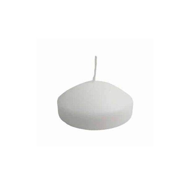 White Floating Candle 50x30mm - x6