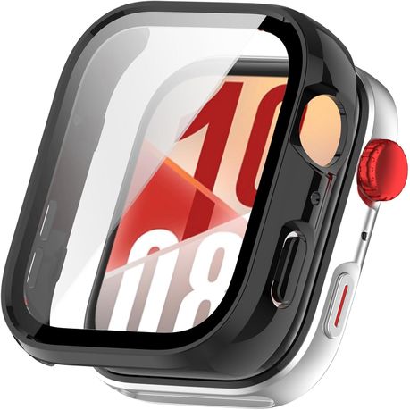 Hard Case & Glass Screen Protector Compatible with Huawei Watch Fit 4 Image