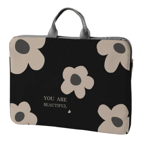 15 Inch Ladies Flower Pattern Laptop Bag