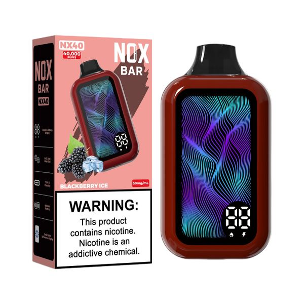 Nox Bar 40000 Puffs Disposable Vape - Blackberry Ice
