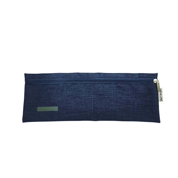 Waltons- Primeline 33cm Pencil Bag- Denim- 3- Pack
