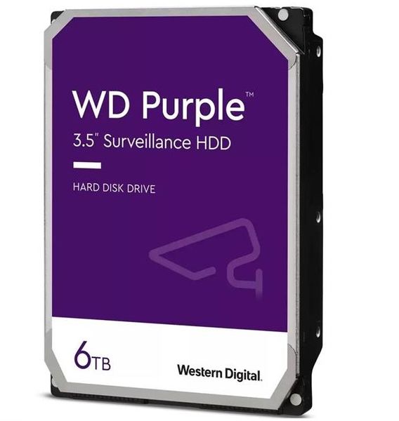 Western Digital Purple - 6.0TB 3.5" SATA3 6.0Gbps Surveillance HDD