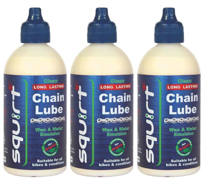 Squirt Chain Lube - 3 x 120ml Bottles