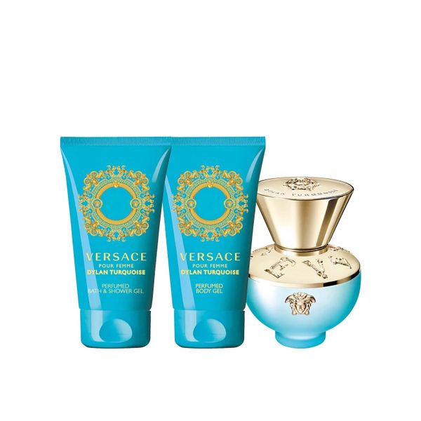 Versace Ladies Dylan Turquoise 3 Piece Gift Set ( Parallel Import)