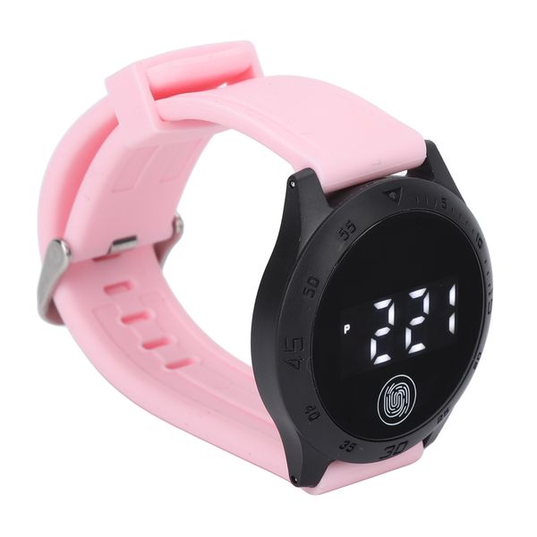 HZ2030 LED Watch Black Pink Belt