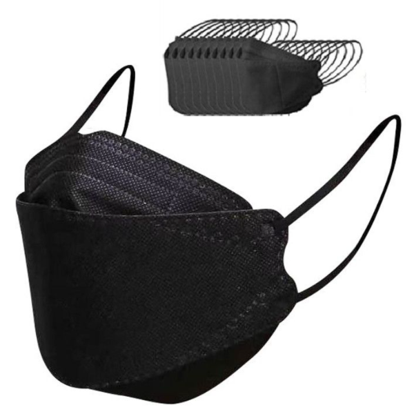 KF94 Protective Face Mask 4Ply - Black (Pack of 100)