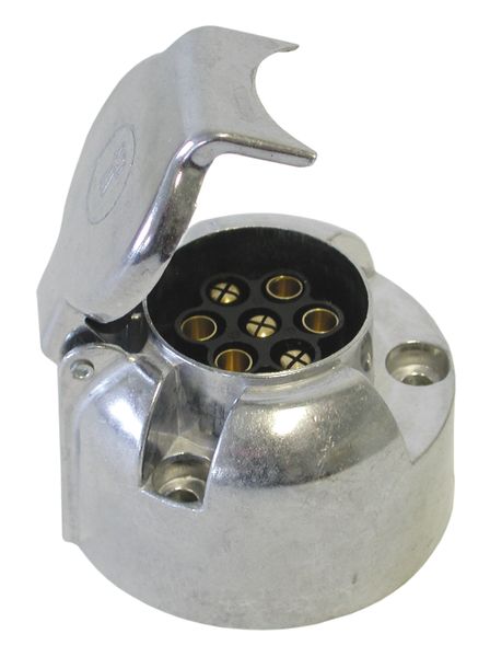 Trailer Socket Metal 7 Pin Sunwagon
