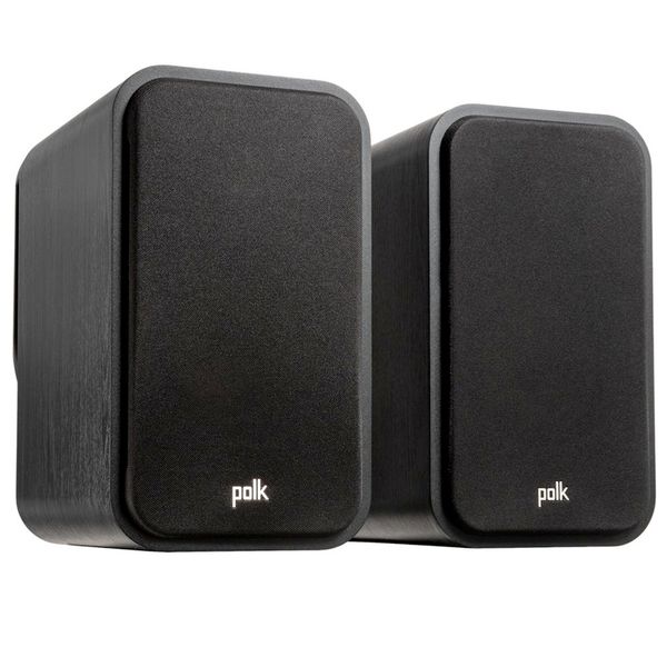 Polk Signature Elite ES20 High-Quality Bookshelf Speakers (Pair) - Black