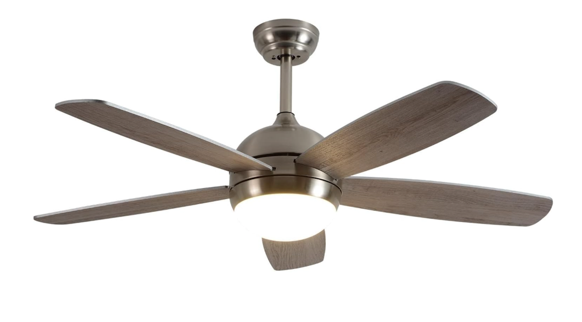 Five Blade LED Ceiling Fan With Interchangeable Colour Blades