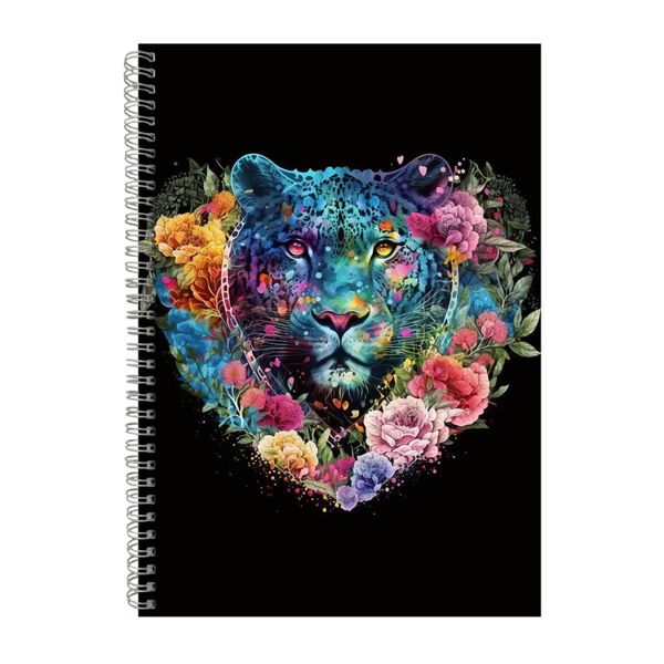 Lion Heart Style Notebook Animal Gift Idea A4 NotePad 115