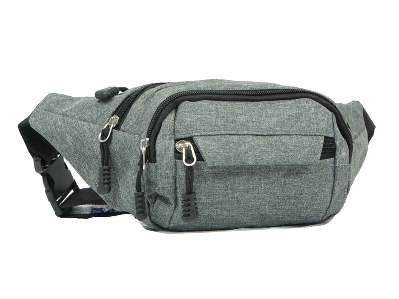 Charmza Denim Moon Bag Fanny Pack - Grey
