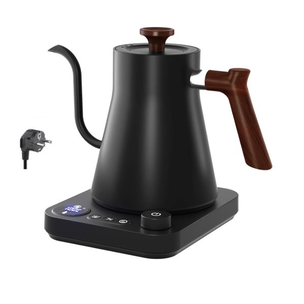 IPSTYLE Electric Gooseneck Kettle 900ML Hand Brew Coffee Pot Smart Teapot