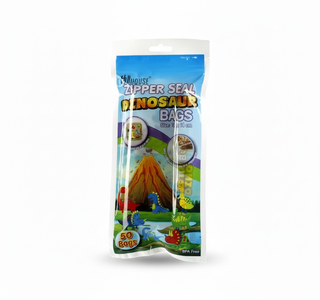 Hillhouse 50 Piece Kids Disposable Zip Bags 16x14 cm
