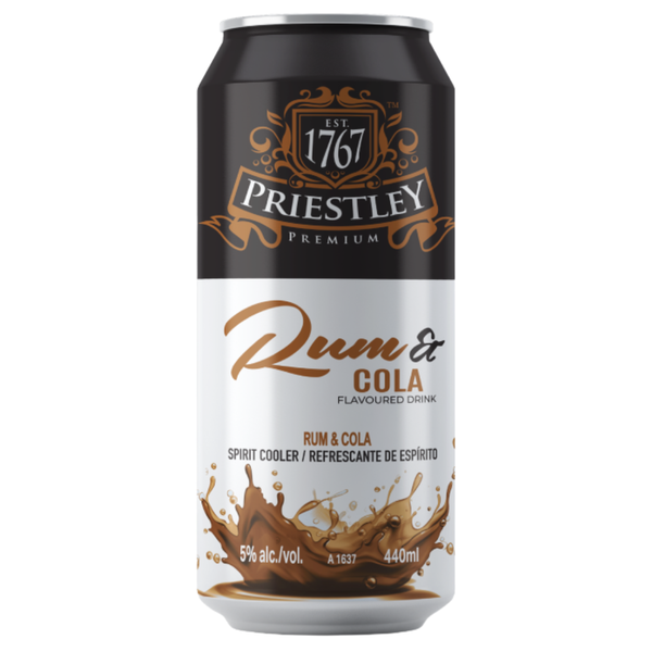 Priestley Rum &amp; Cola 24 x 440ml