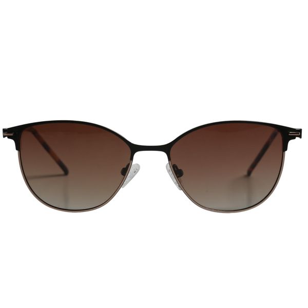 Superfine Remi Round Brown Sunglasses
