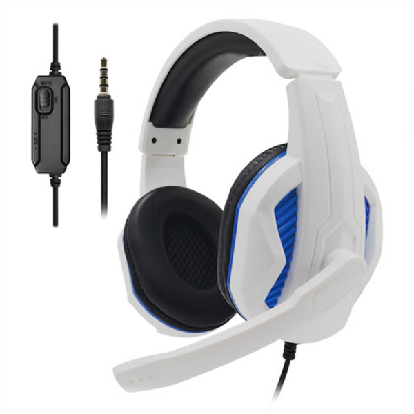 White Gaming Headphone / Headset for Xbox One, PS5, PS4 GG-4039